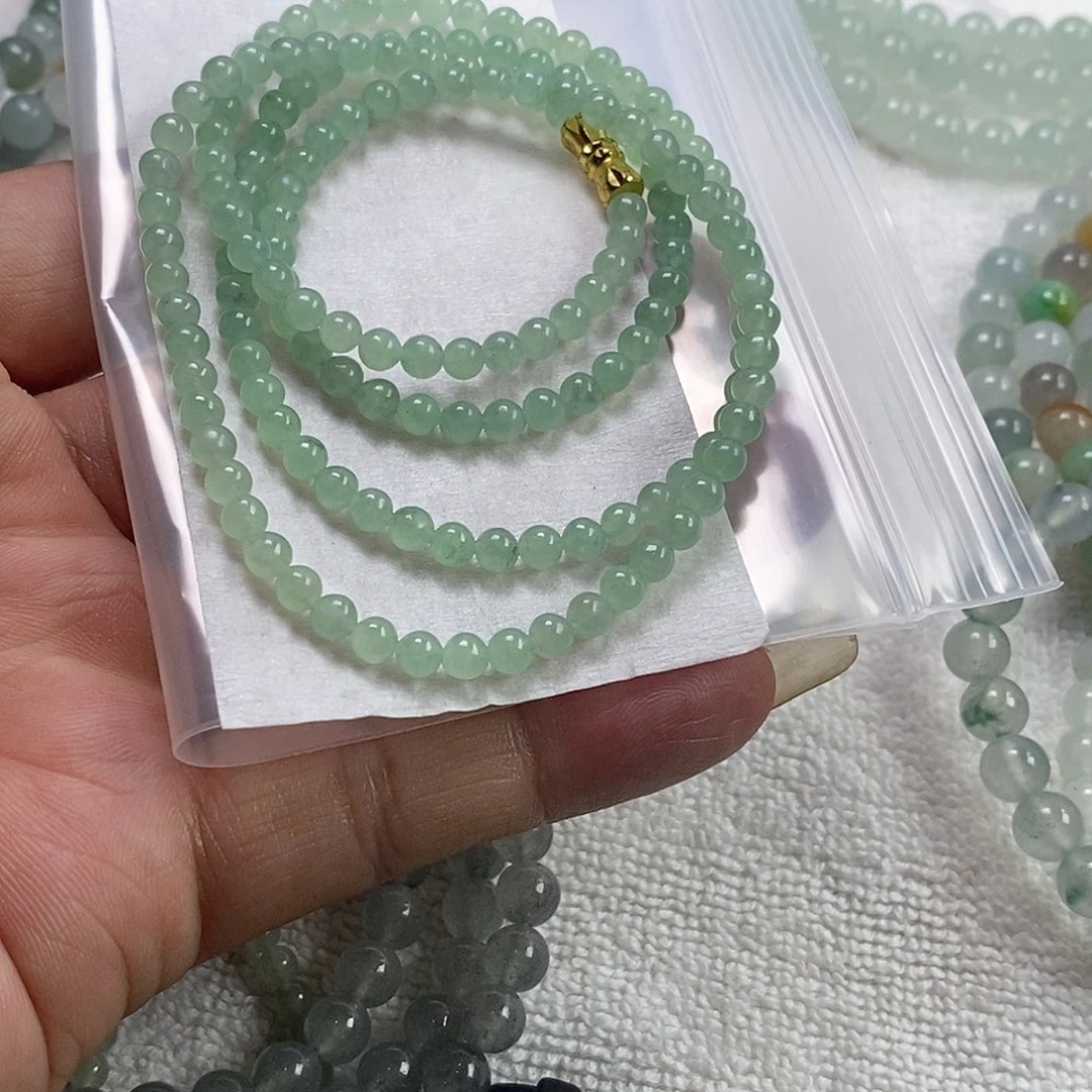 定制翡翠未镶嵌介翡翠定制项链