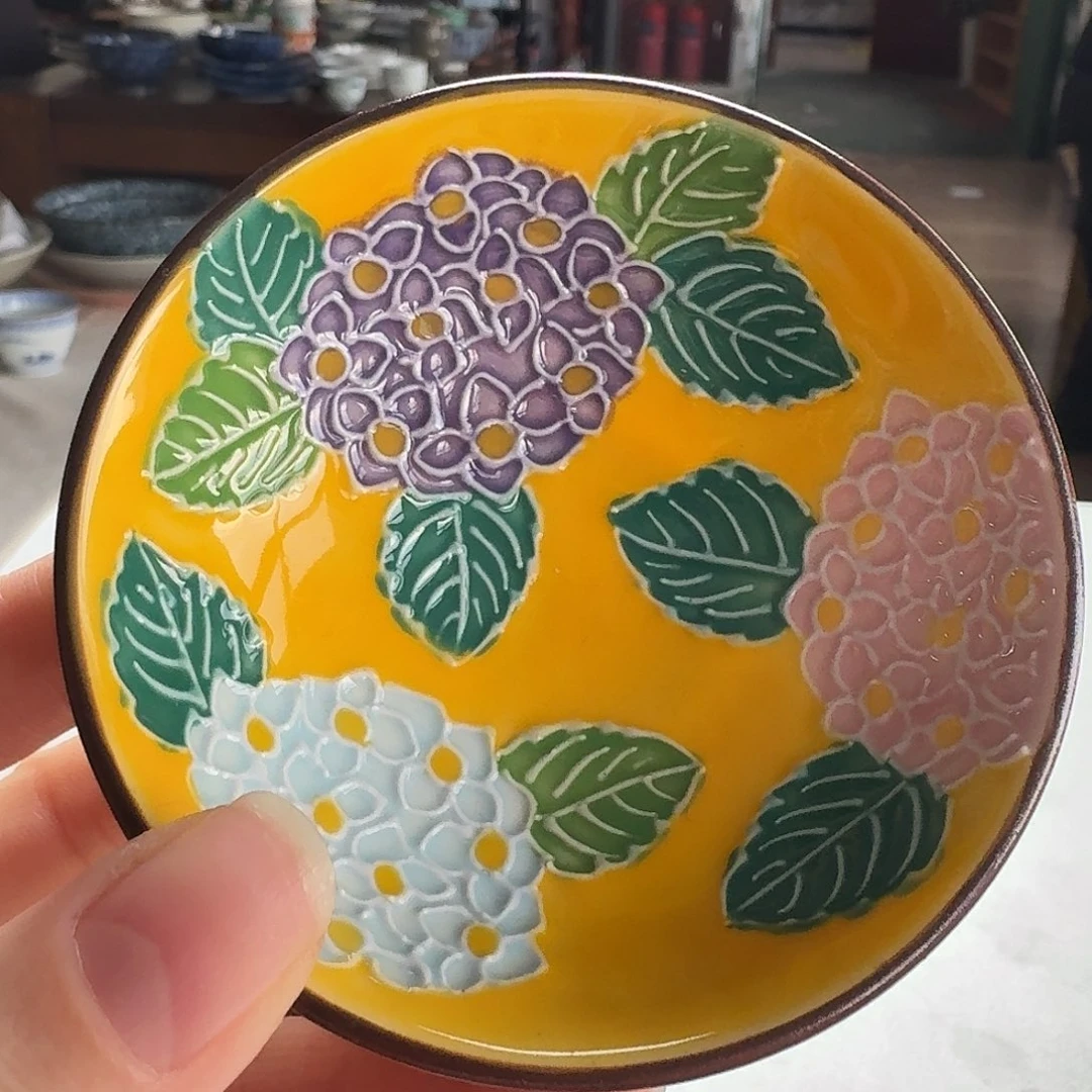 瓷交趾釉8厘米小茶盏