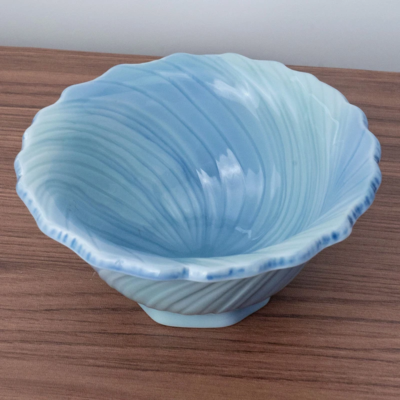 美浓烧日本进口陶瓷饭碗家用餐具小清新日式高颜值米饭碗釉下彩碗