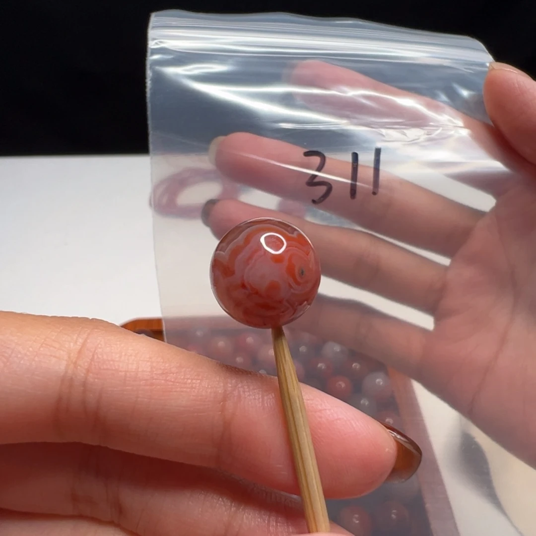 未镶嵌南红玛瑙南红玛瑙311号凉山冰飘13+