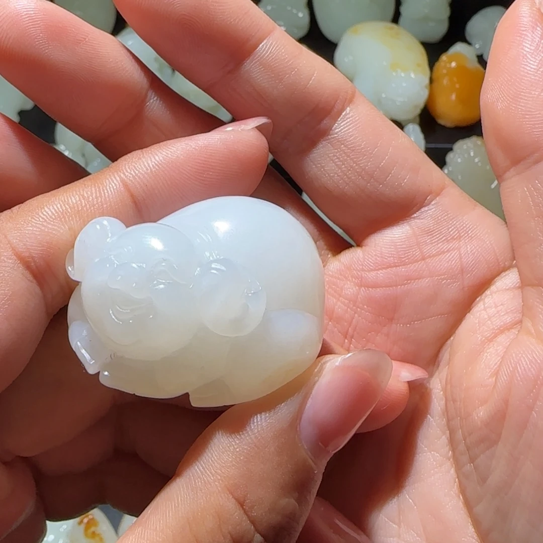 小***脚和田玉未镶嵌颈饰