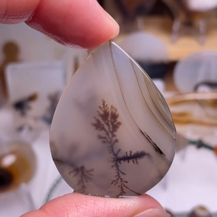 玛瑙/玉髓未镶嵌吊坠(不含链)