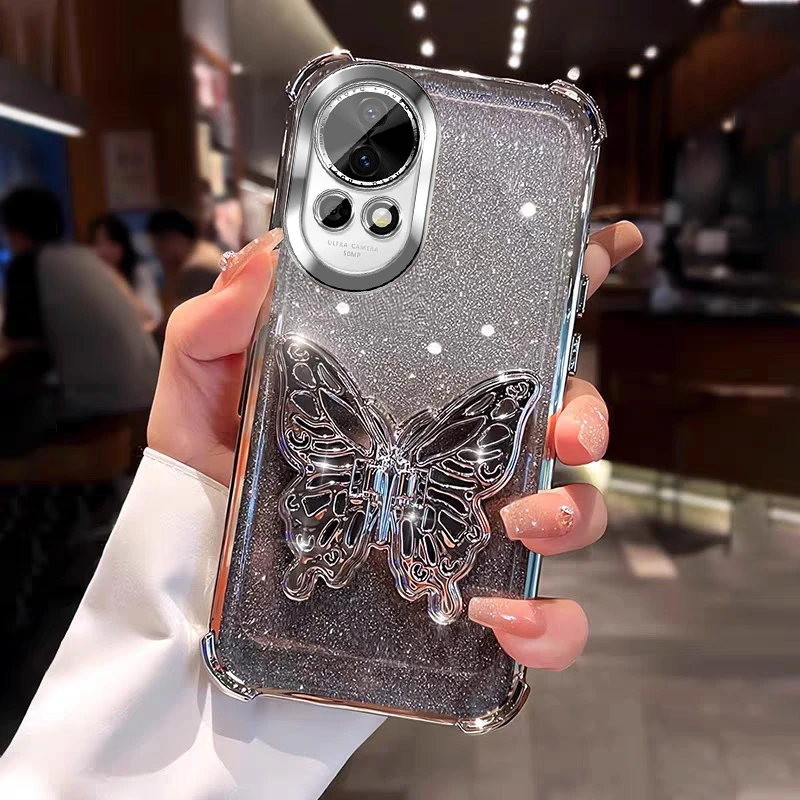 轻奢适用华为nova12手机壳四角防摔软壳NOVA12Pro全包带镜头膜ins