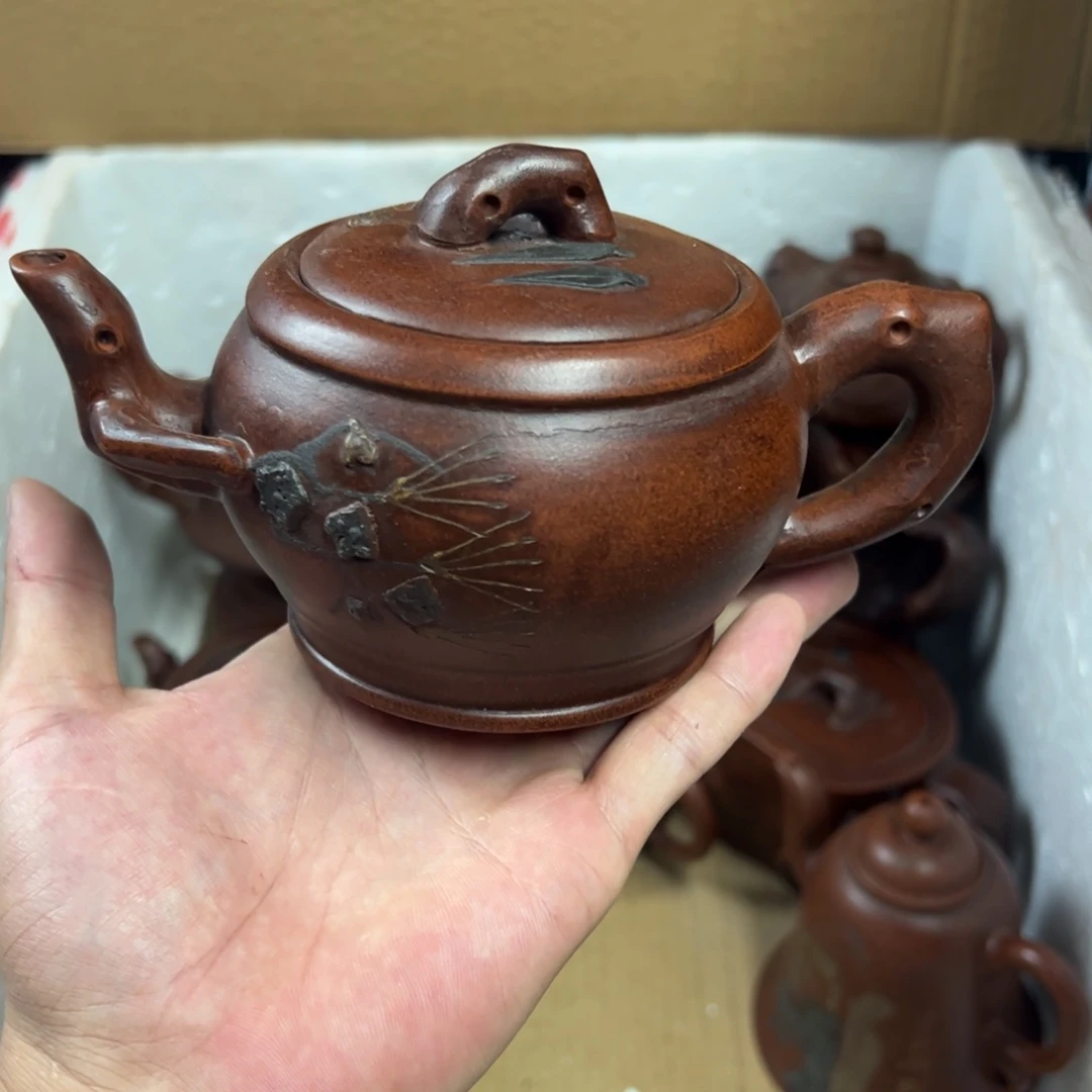 茶壶紫砂宜兴原矿紫砂壶350毫升容量
