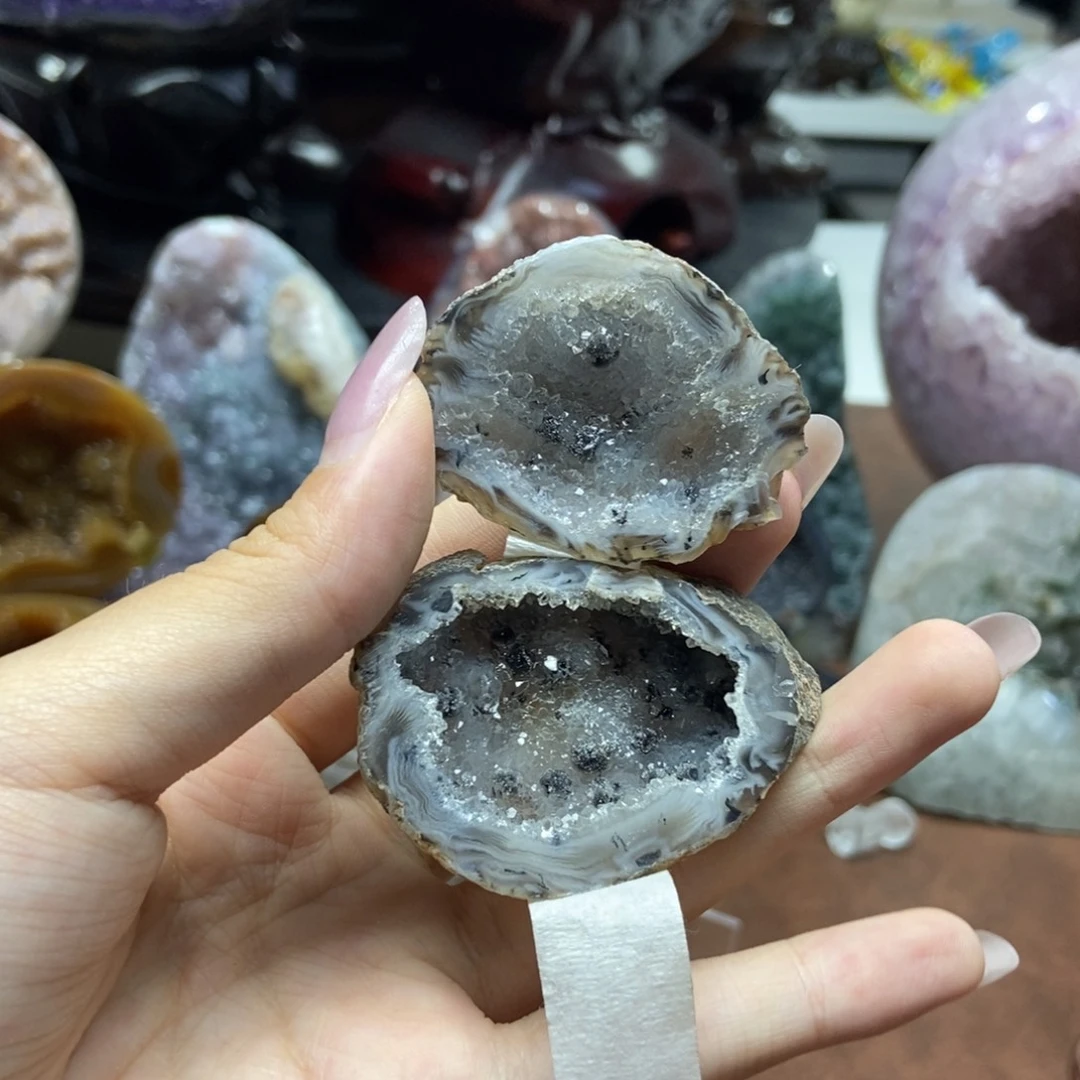 紫晶摆件未镶嵌水晶