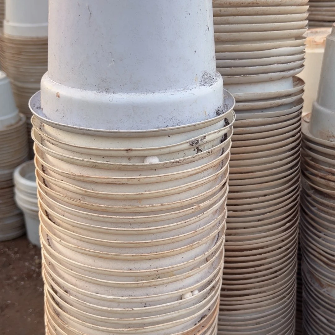 白圆盆18口径13高 30个