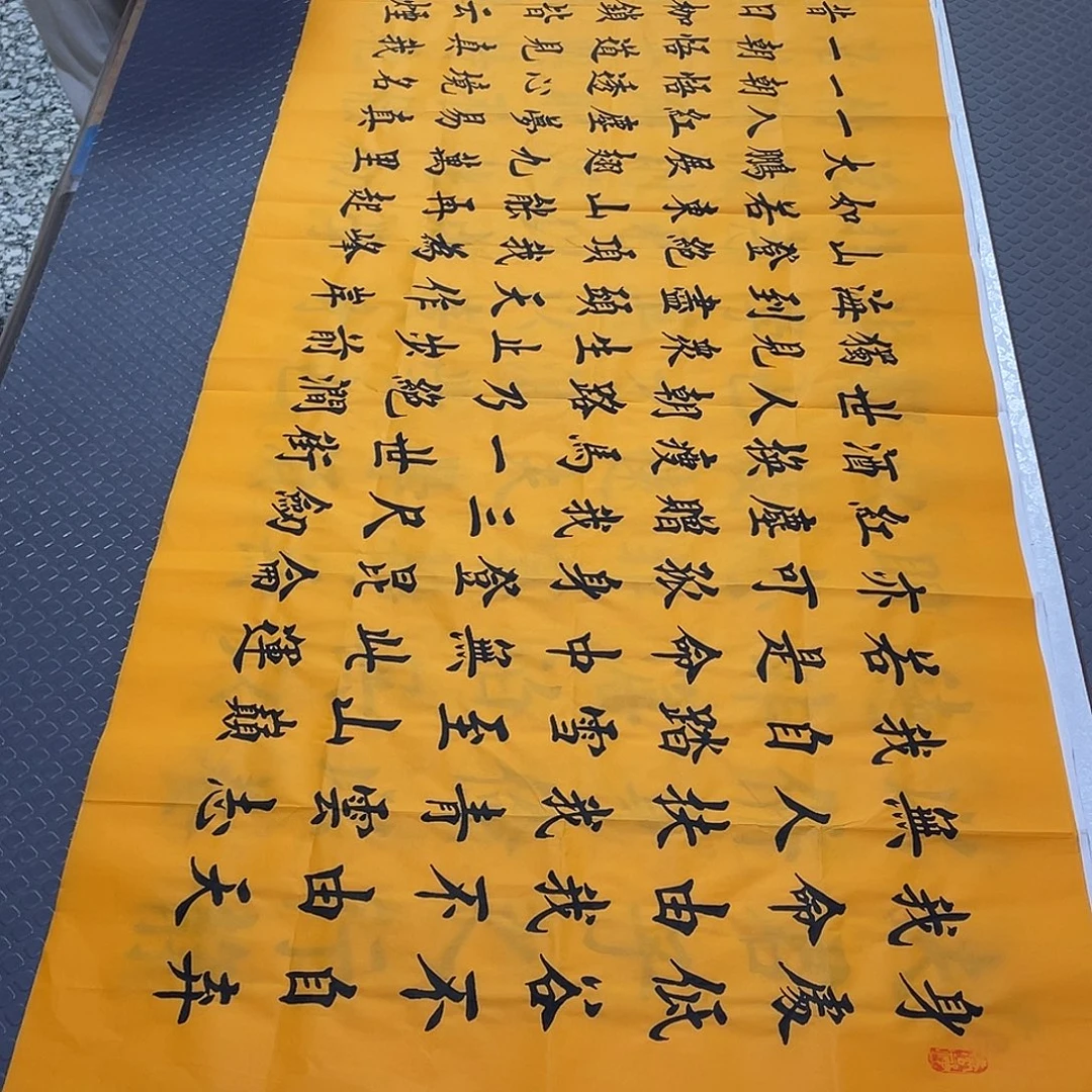 书法老师真人手写杨