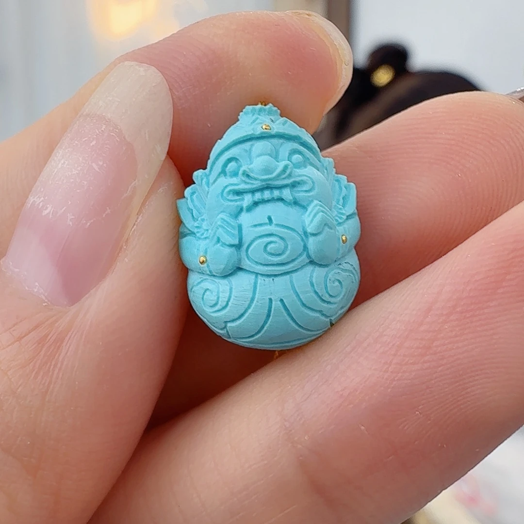 @***呀绿松石未镶嵌珠宝半成品