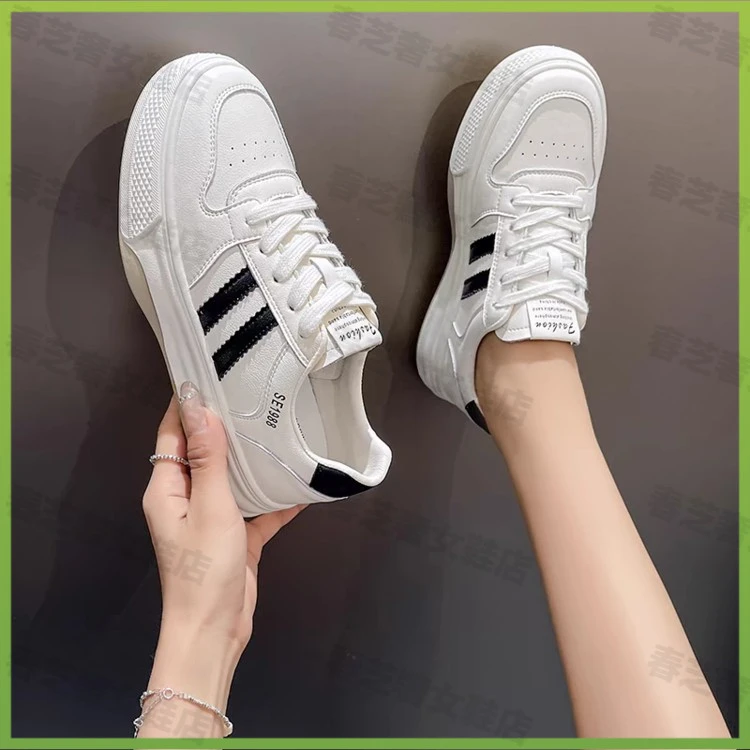 网面小白鞋女鞋子2025春夏新款百搭板鞋平底透气学生休闲运动网鞋