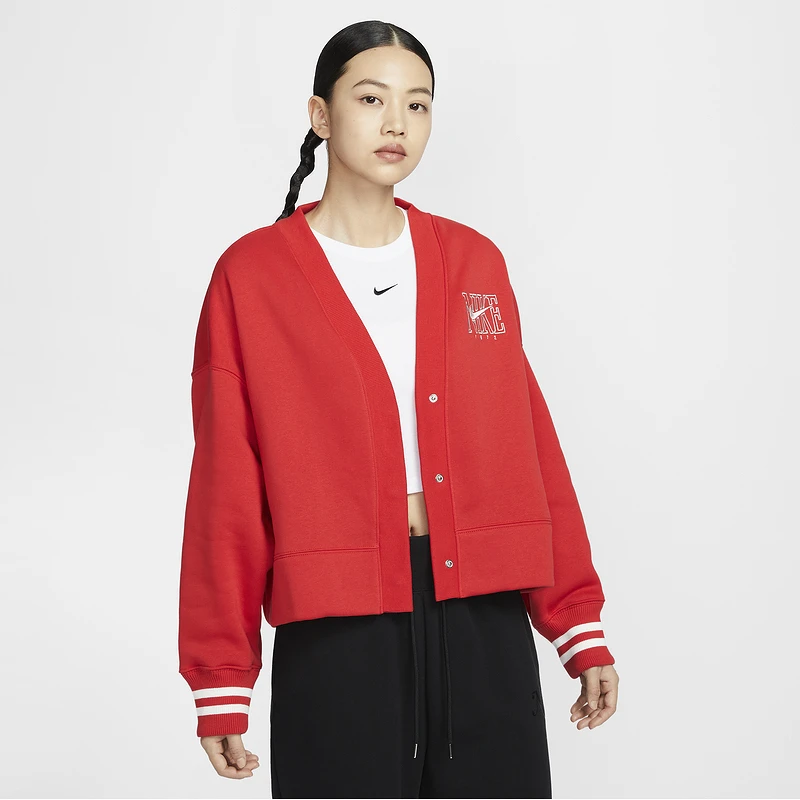 NIKE/耐克女子Oversize风加绒图案开衫潮流夹克外套HJ0947-657