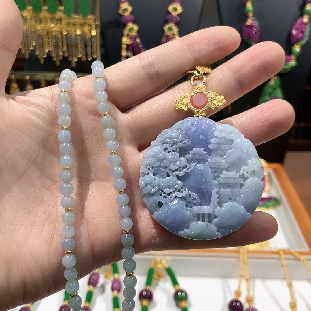 锦纶铁合金吊坠项链