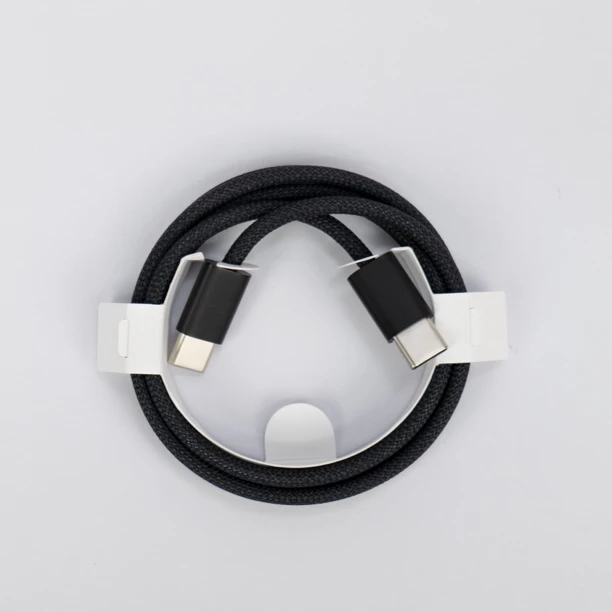 准新品  Apple/苹果 新款iPad拆机1米黑色编织双C编制线