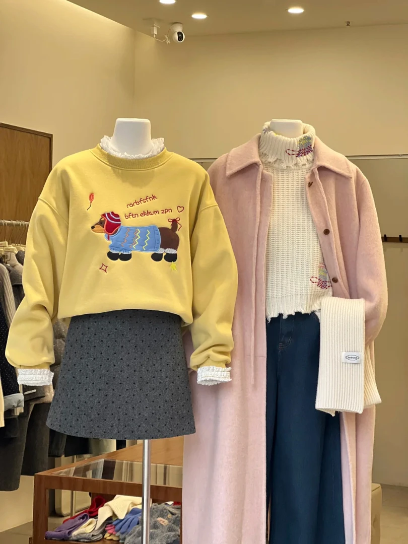 妮妮家【编码款 101-300】新款合集2025新款秋冬简约宽松毛衣针织衫