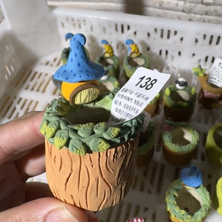炏陶器物迷你盆138
