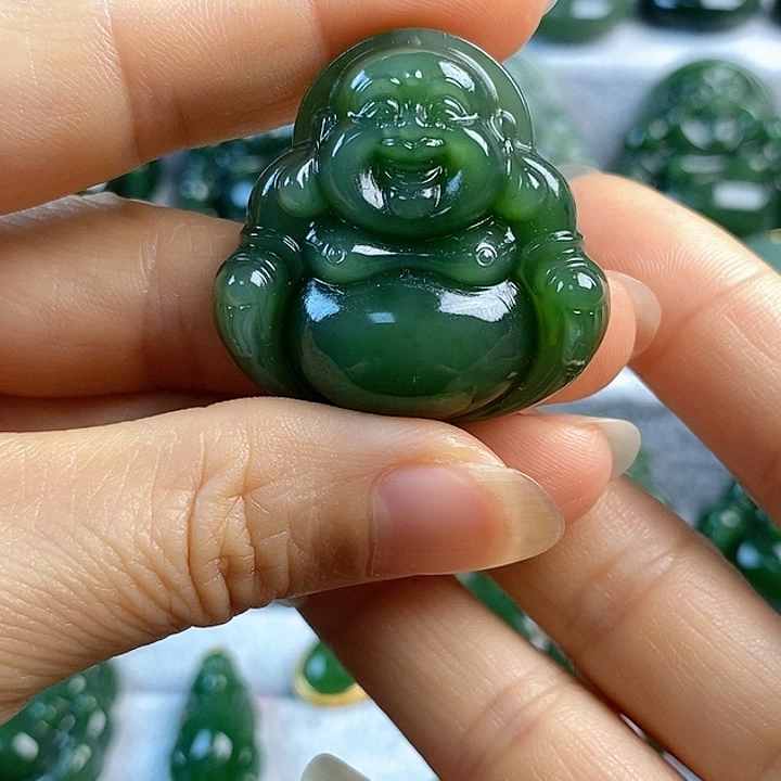吊坠(不含链)未镶嵌和田玉（碧玉）34