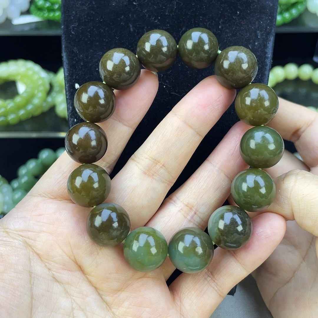 和田玉未镶嵌手链