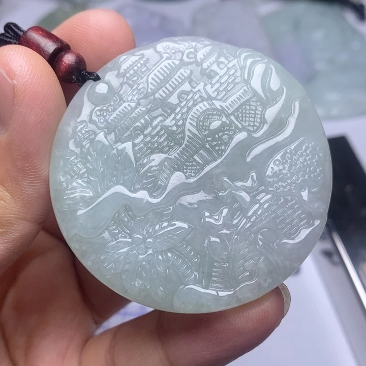 颈饰未镶嵌翡翠翡翠