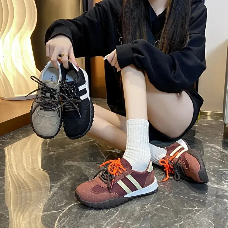 德训鞋新款板鞋时尚运动休闲鞋韩版潮鞋百搭爆款女鞋网红四季X818