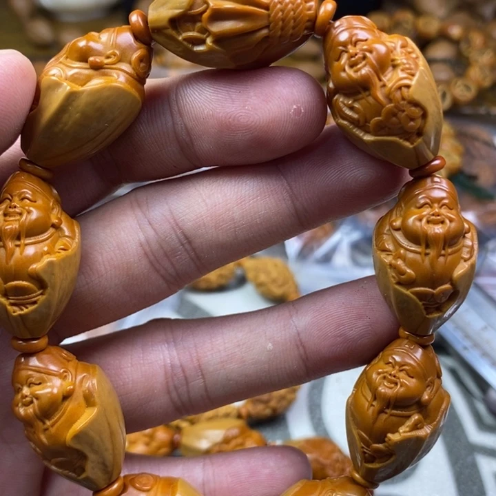 橄榄核手串/手链橄榄核雕工艺手串