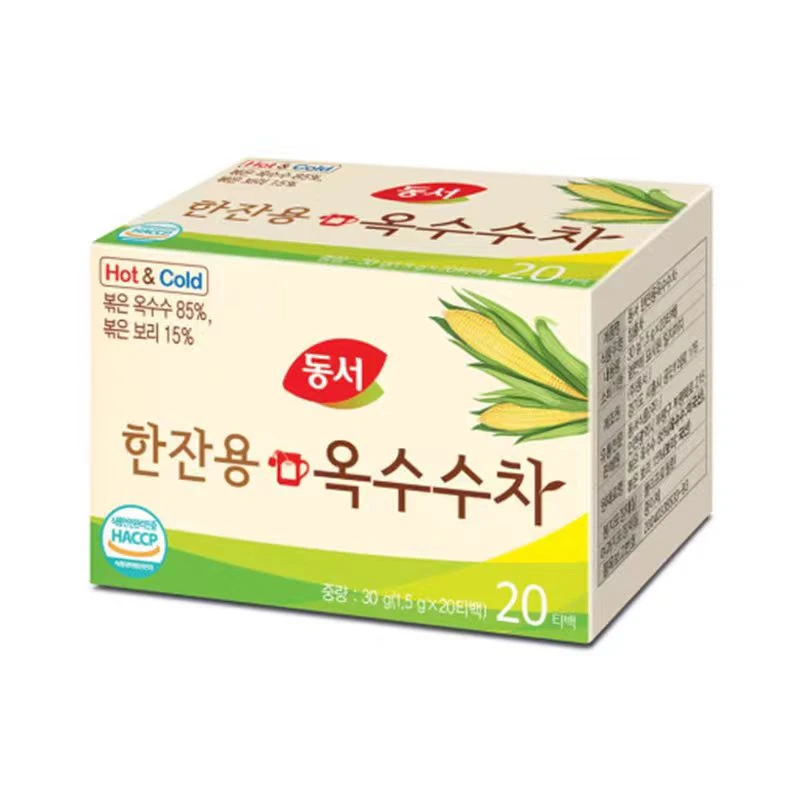 韩国进口东西一杯玉米茶热泡冷泡均可独立包装方便携带内有20小包