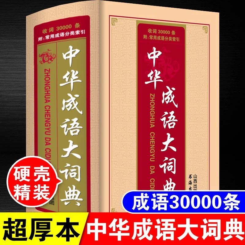 中华成语大词典大全成人高中生初中生小学生新华四字词语解释字典