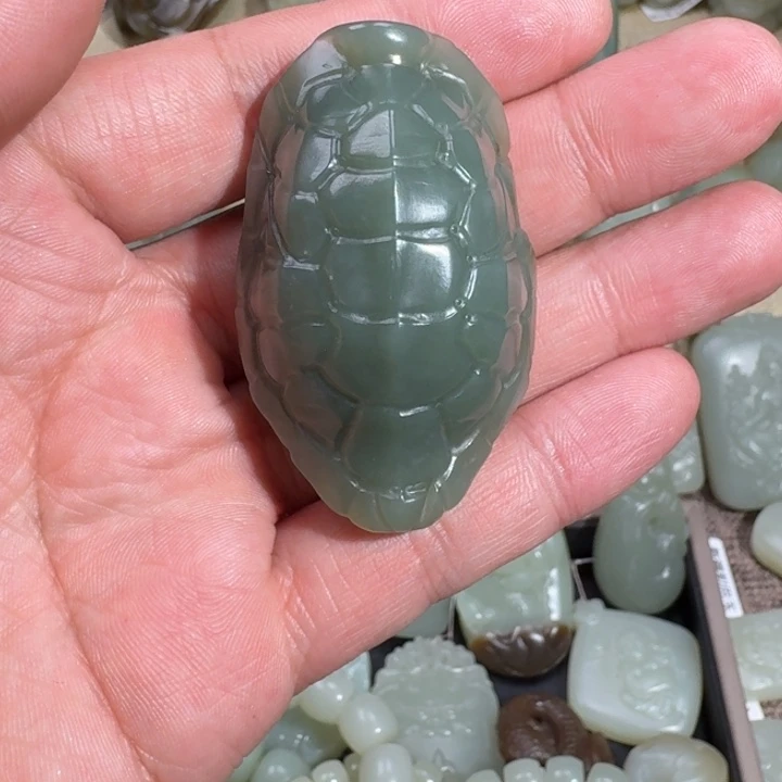 和田玉吊坠(不含链)未镶嵌