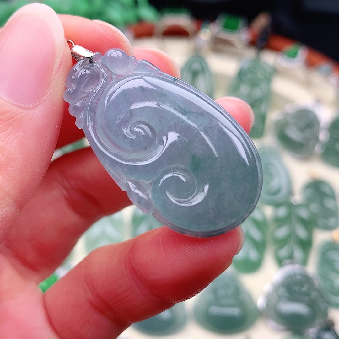 翡翠未镶嵌颈饰吊坠