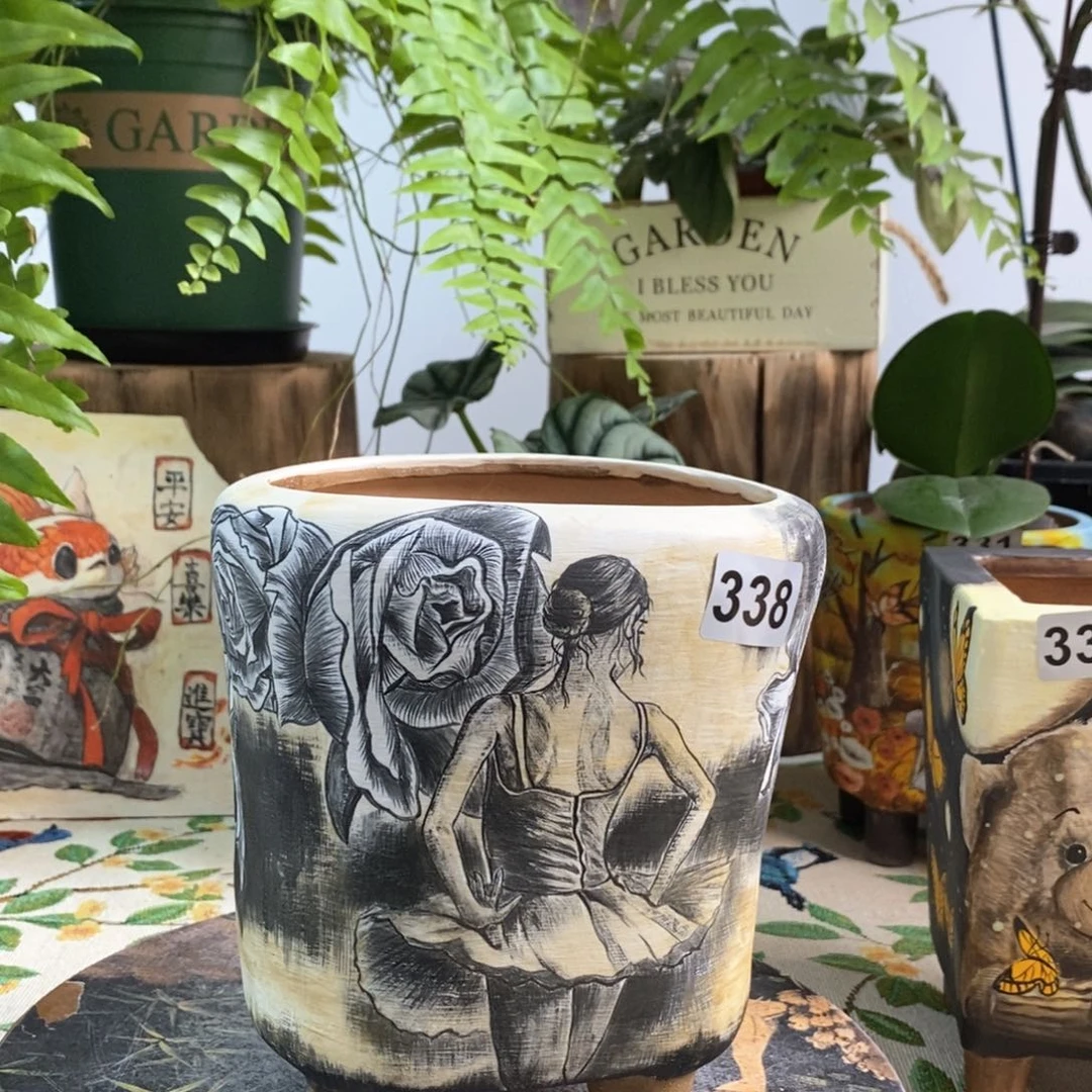 【闪购商品】338手绘精工盆上新