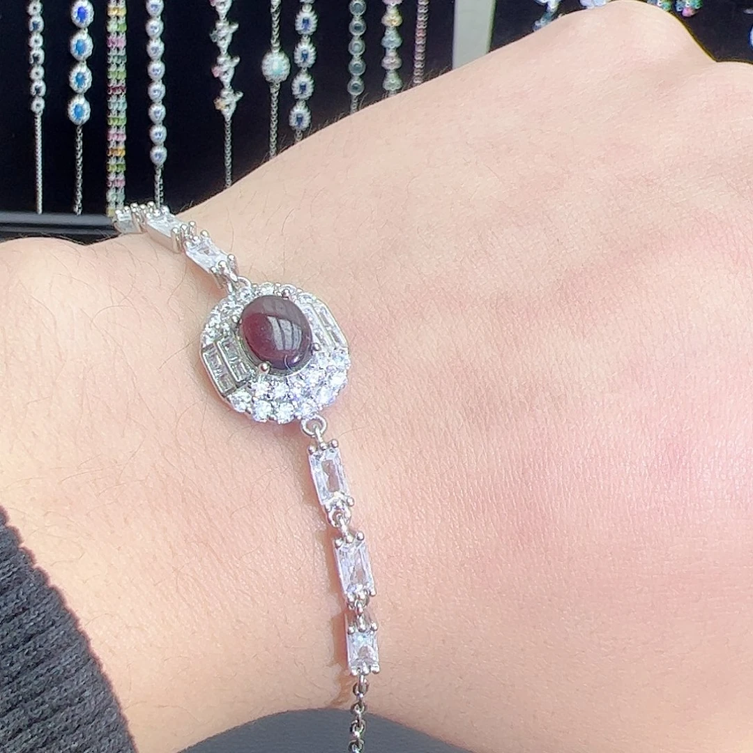 紫晶珠宝半成品银S925镶嵌