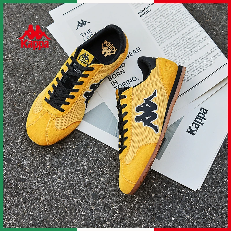 【薯片鞋】Kappa卡帕德训鞋男女秋季新款薄底网面透气休闲运动鞋子