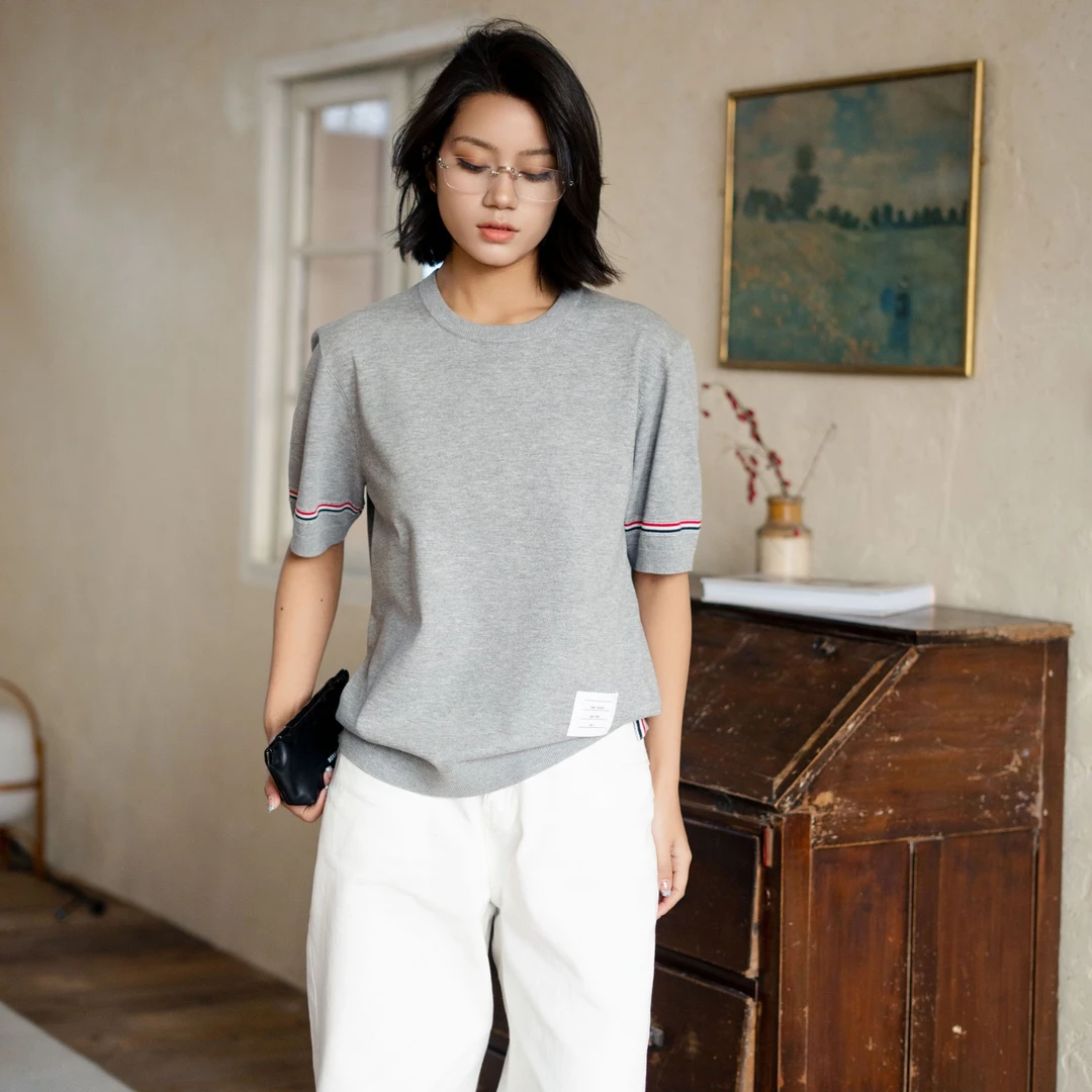 【TNOM BREMOE】TB短袖男女同款休闲T恤圆领简约半袖春夏时尚百搭