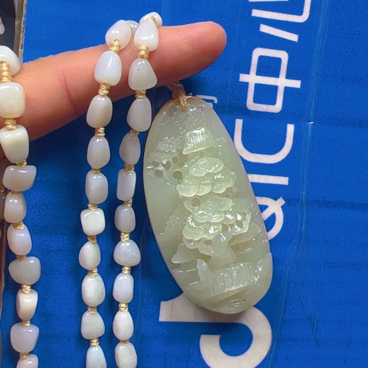 和田玉挂件未镶嵌大*