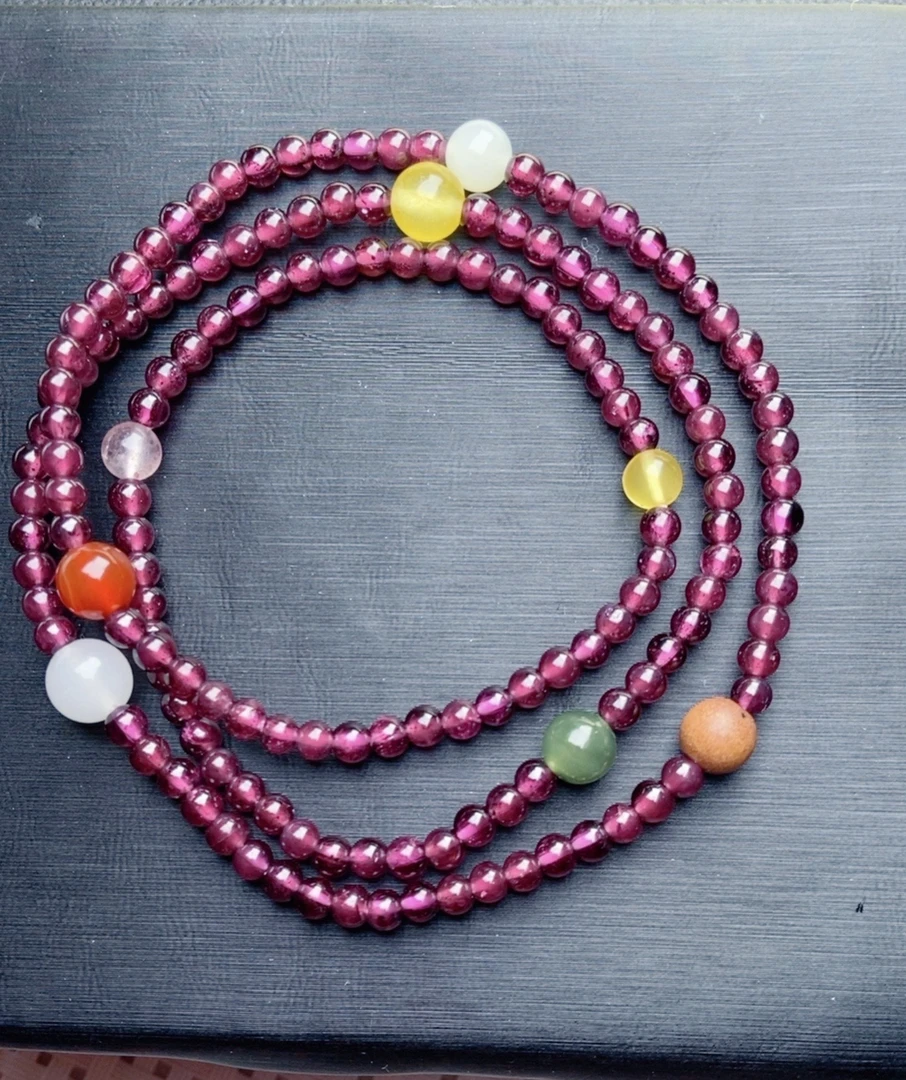 石榴石紫牙乌高品110斤以下可戴