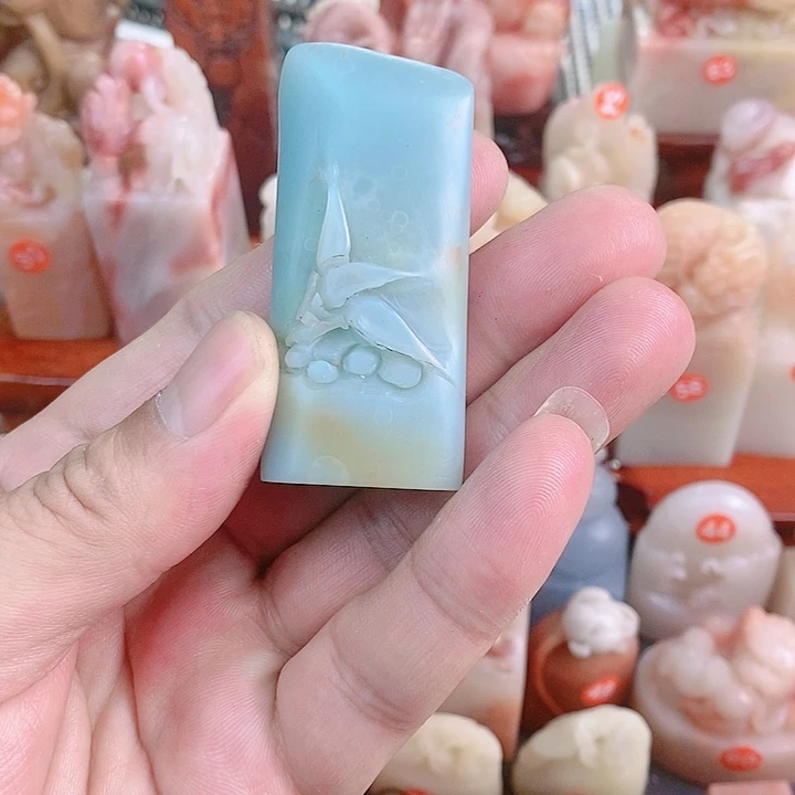 寿山石印石吉祥如意