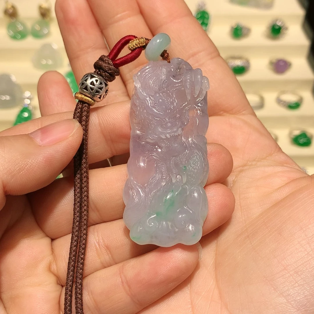 【闪购商品】翡翠颈饰18K金镶嵌缅甸A货