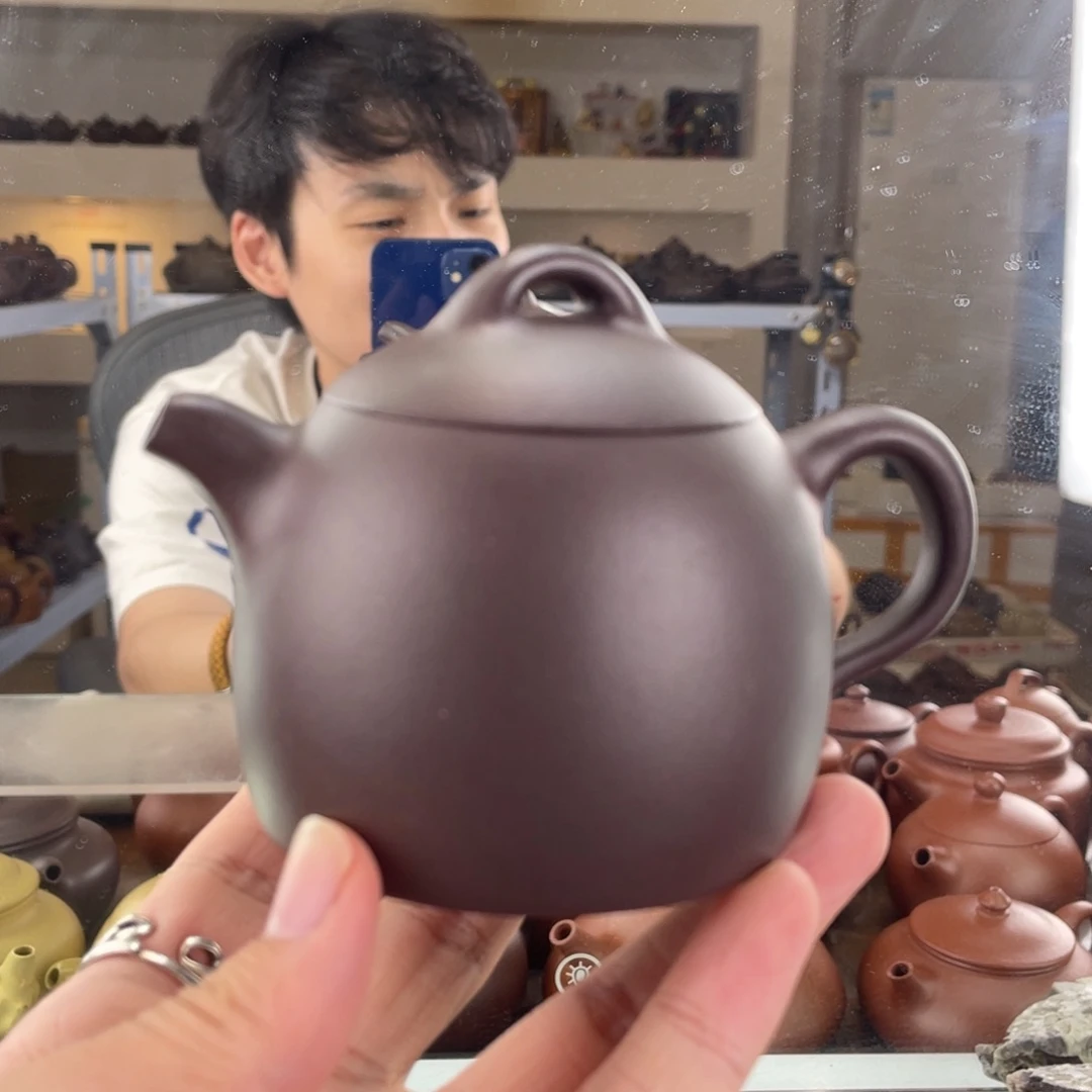 茶壶紫砂180cc老紫泥此处
