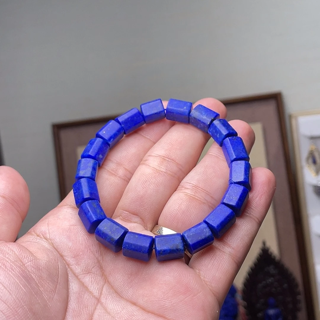 青金石未镶嵌随型8mm手串