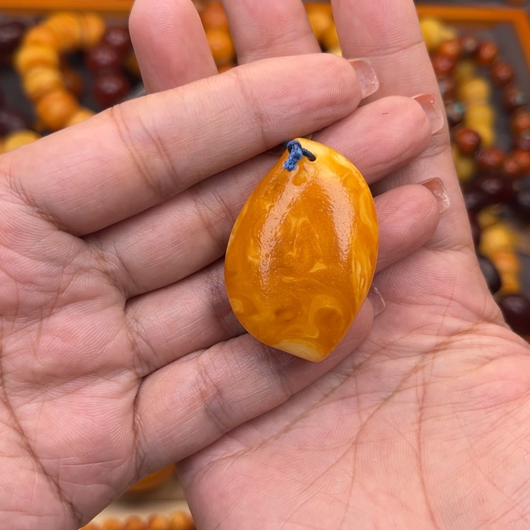 蜜蜡未镶嵌裸石蜜蜡W