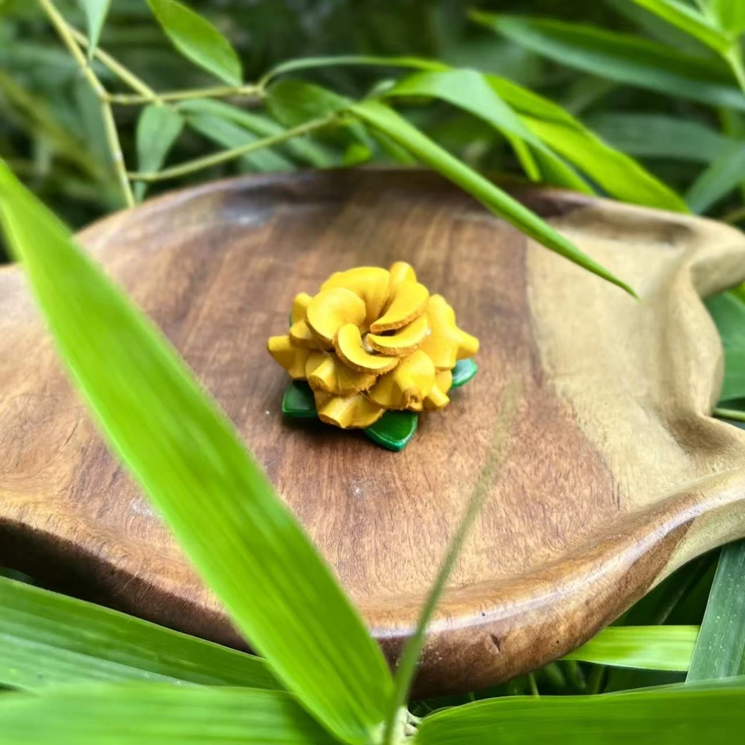 非金属皮质胸针 老友皮皮  精致手工真皮小件胸针