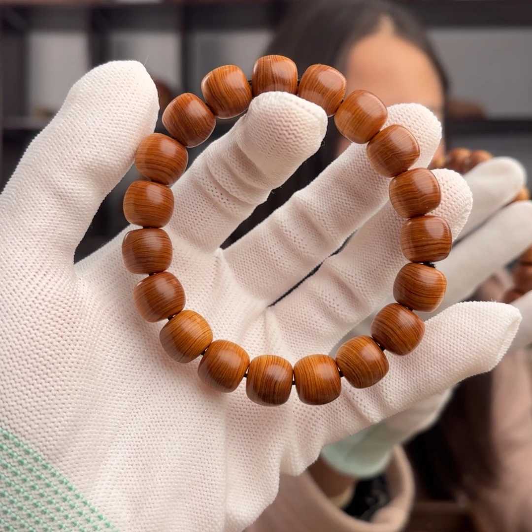 柏木（崖柏）手串/手链 红油蚕丝11.12泥膏香料药甜