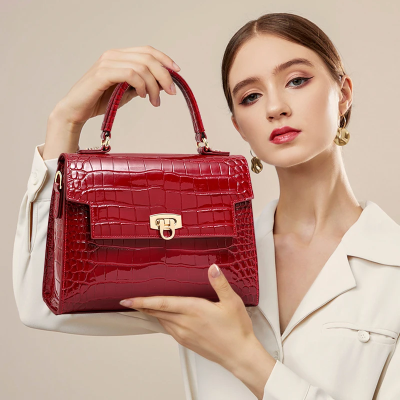 小方包时尚斜跨纹简约斜挎包mq包包单肩锁扣