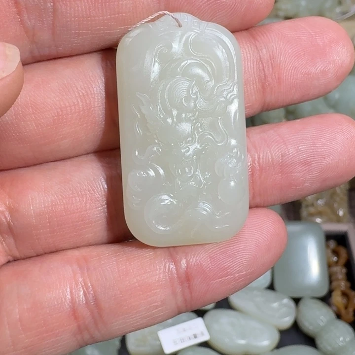 和田玉吊坠(不含链)未镶嵌