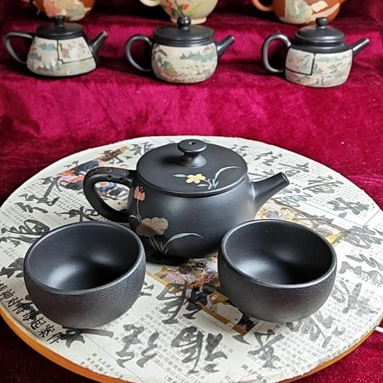 建水紫陶全品茶壶6号