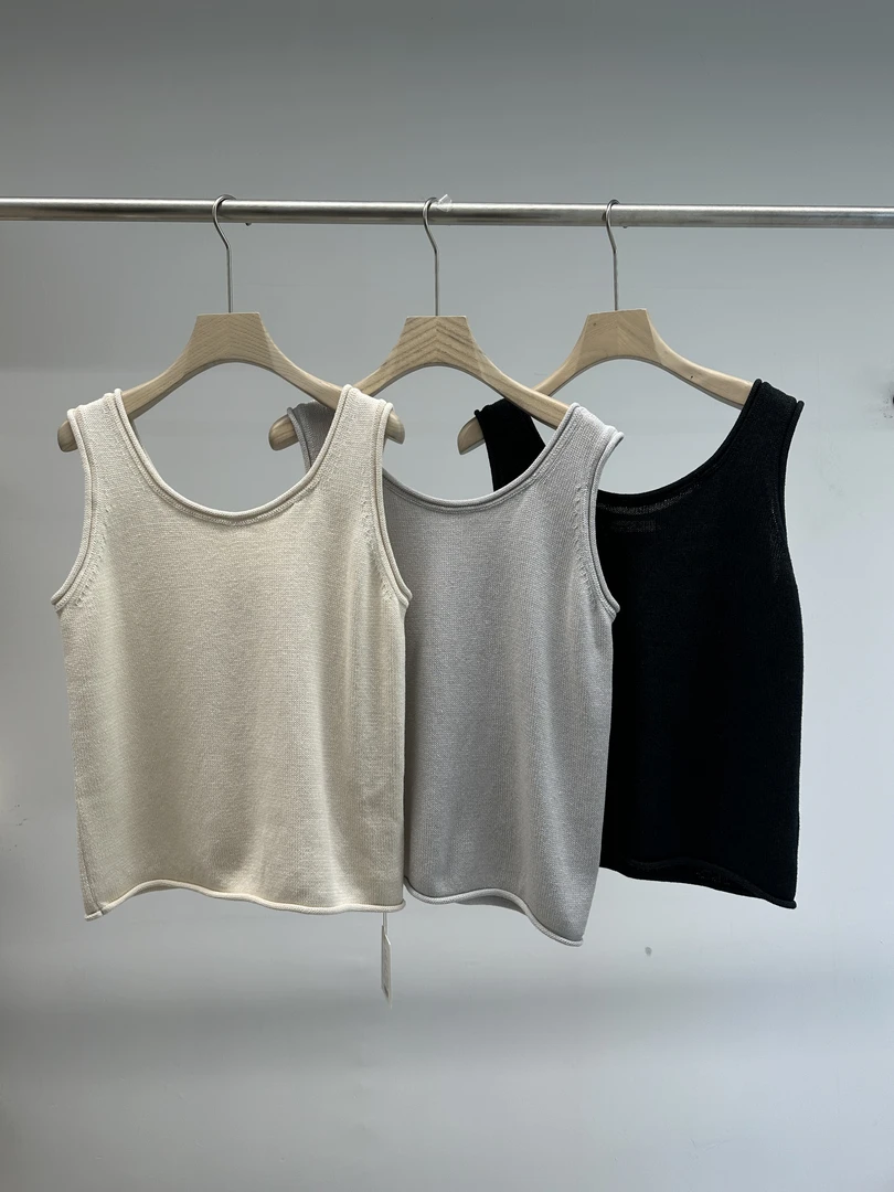 【兰帝专属】ROW极简卷边背心82128