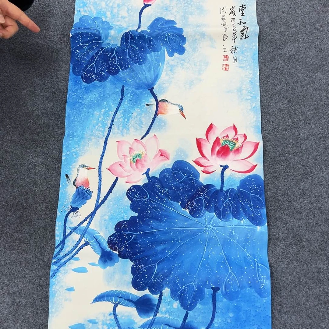国画国画作品宣纸纯手绘