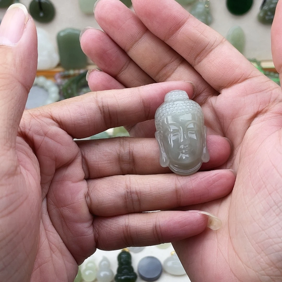 和田玉未镶嵌吊坠(不含链)