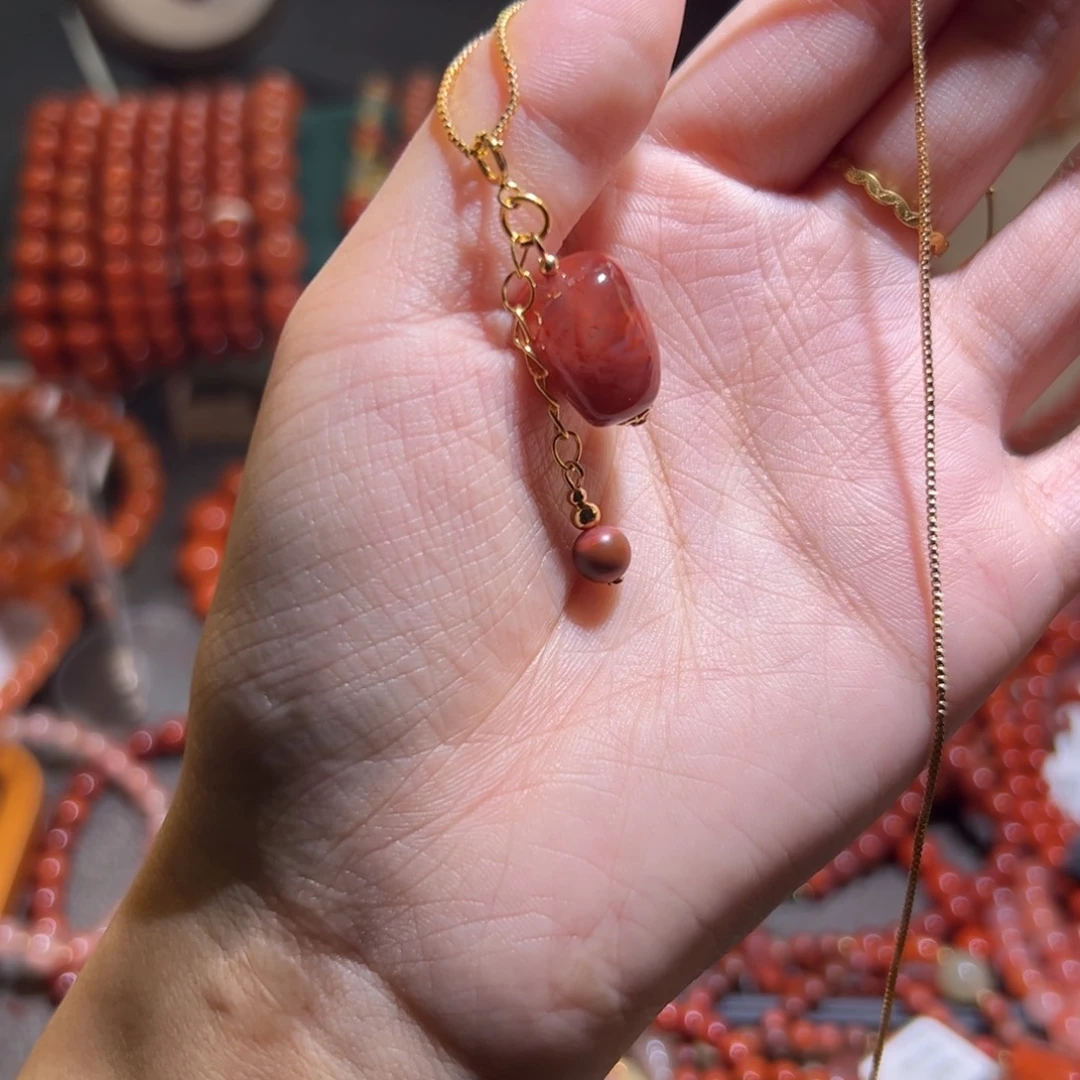 南红玛瑙未镶嵌手串12mm