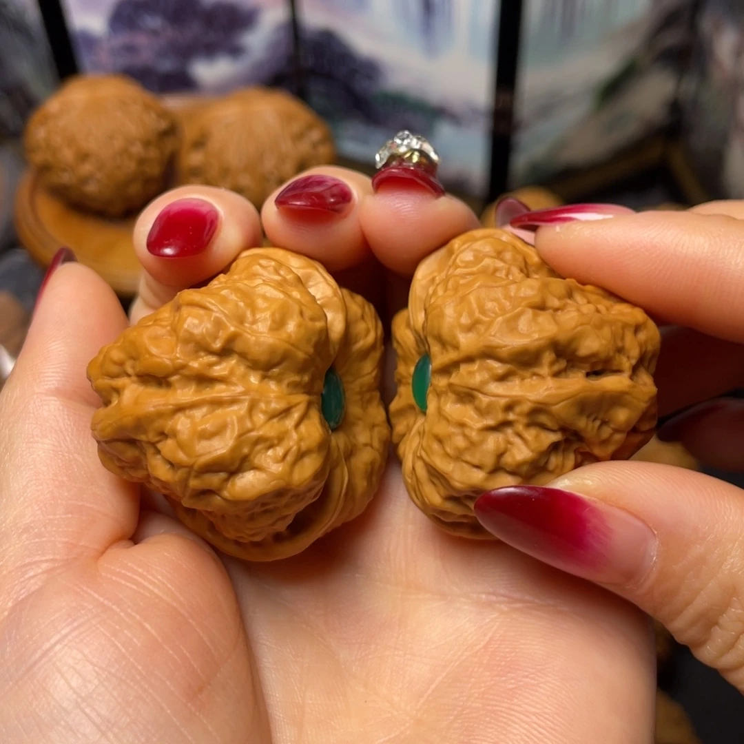 文玩核桃把件39蛤蟆头