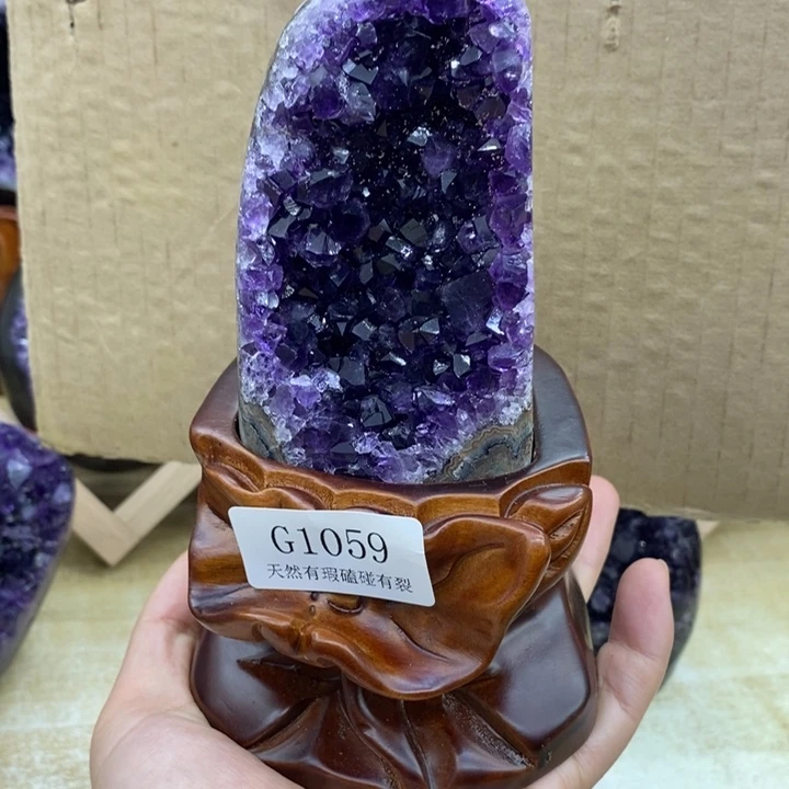 未镶嵌紫晶大型摆件（非配饰）