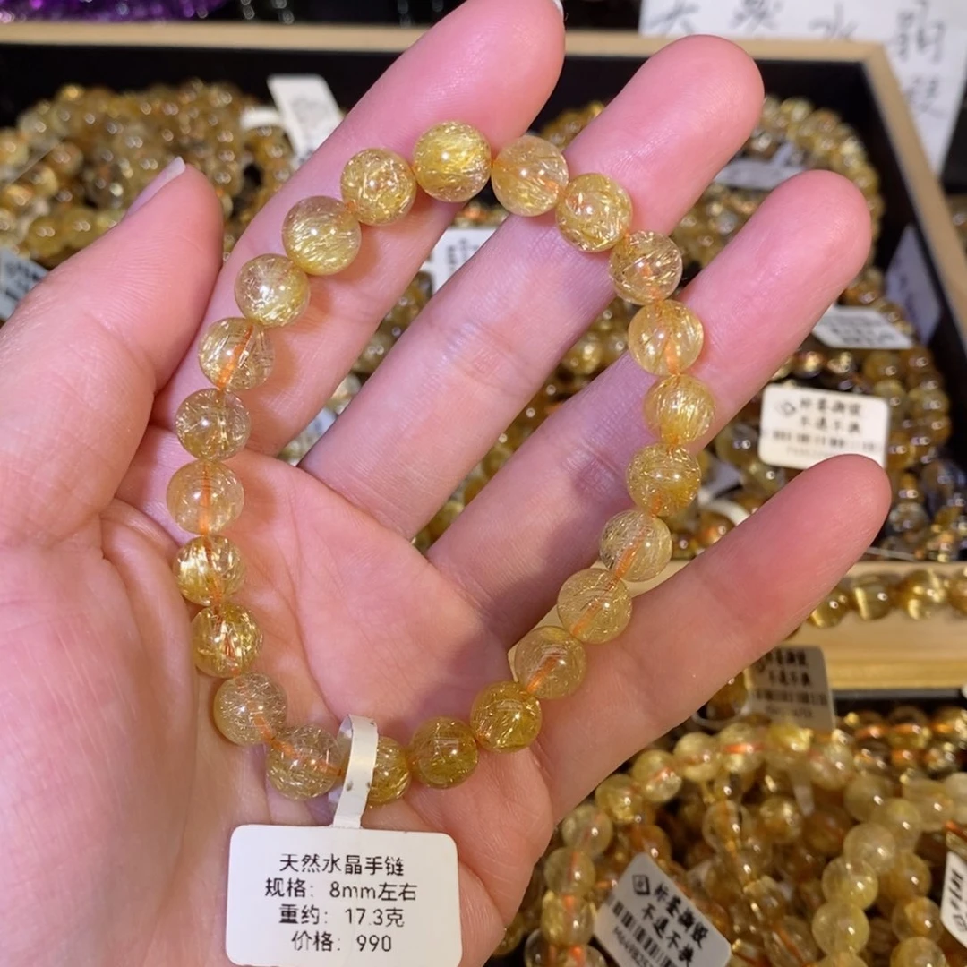 水晶手链未镶嵌小****屋手链8mm